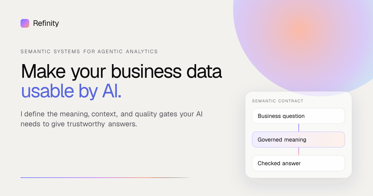 Refinity | AI Consulting for the Last Mile